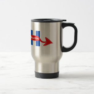 Caneca Térmica Mug Nunca Hillary