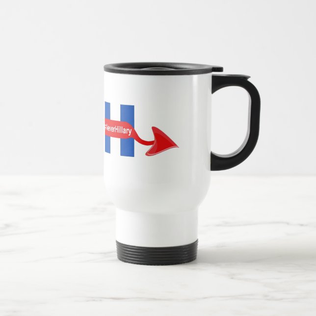 Caneca Térmica Mug Nunca Hillary (Direita)