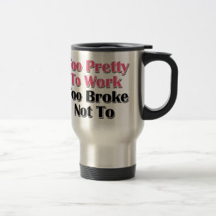 Caneca Térmica Muito Bonito Para Trabalhar Para Quebrar Para Não