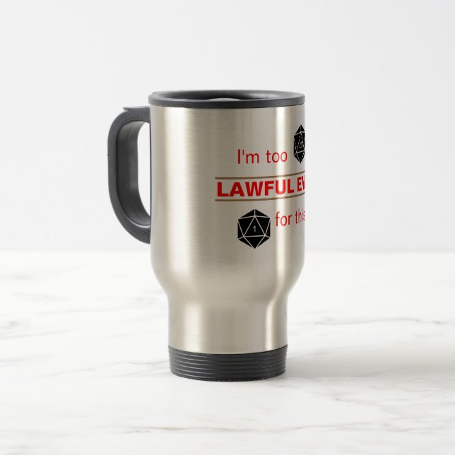 Caneca Térmica Muito Legal Mau (Frente Esquerda)