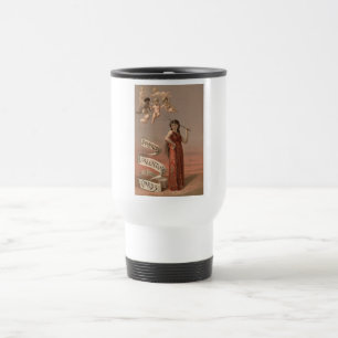 Caneca Térmica Mulher & Cherubs do Dia dos Namorados Cartões da P