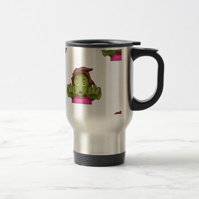 Caneca Térmica mulher zombie emoji (Direita)