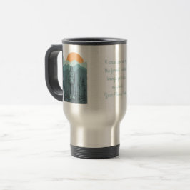 Caneca Térmica Mulinher Personalizada de Trilha na Natureza