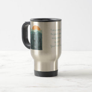 Caneca Térmica Mulinher Personalizada de Trilha na Natureza
