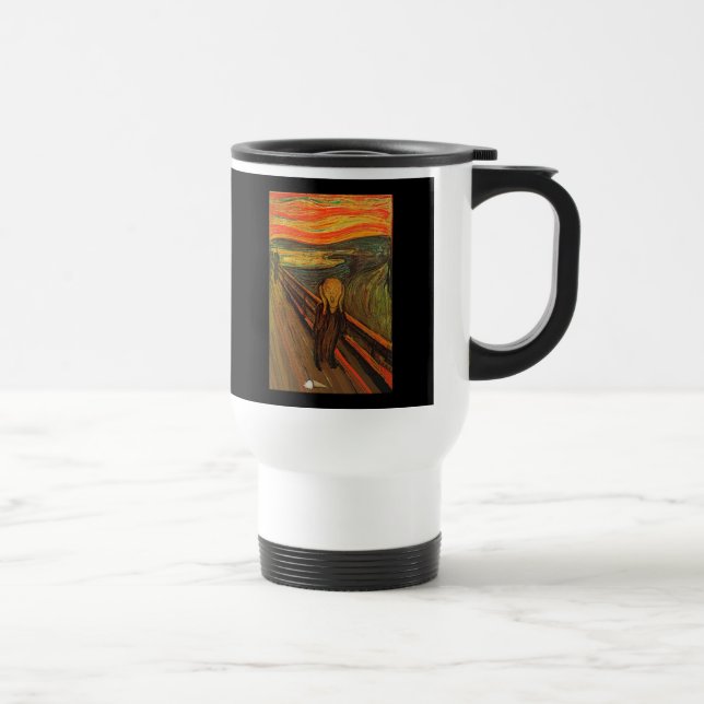 Caneca Térmica Munch - O Gritar De Gelo (Direita)
