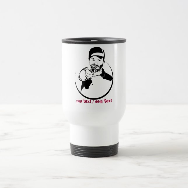 Caneca Térmica Mundo dos Gângsteres (Centro)
