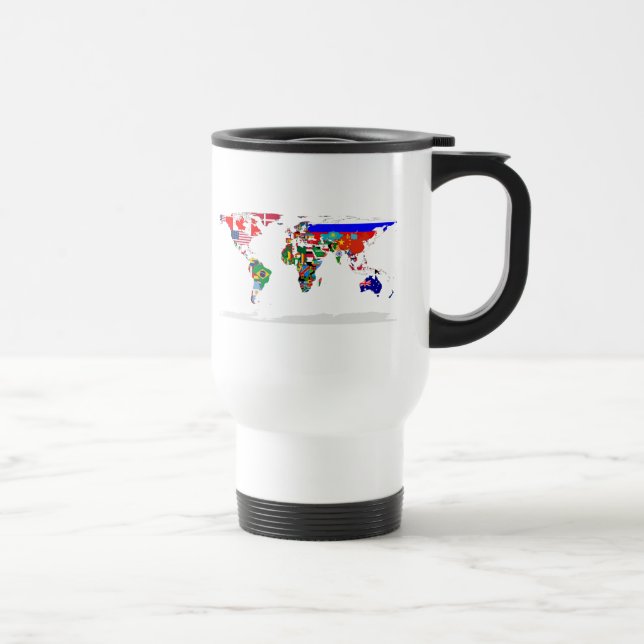 Caneca Térmica mundo marcado (Direita)