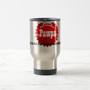 Caneca Térmica Mundo VERMELHO o mais excelente….Pawpa