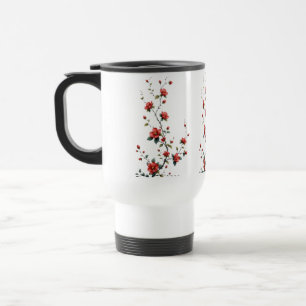 Caneca Térmica Murmurios de Flores de Primavera em Pétalas Silenc