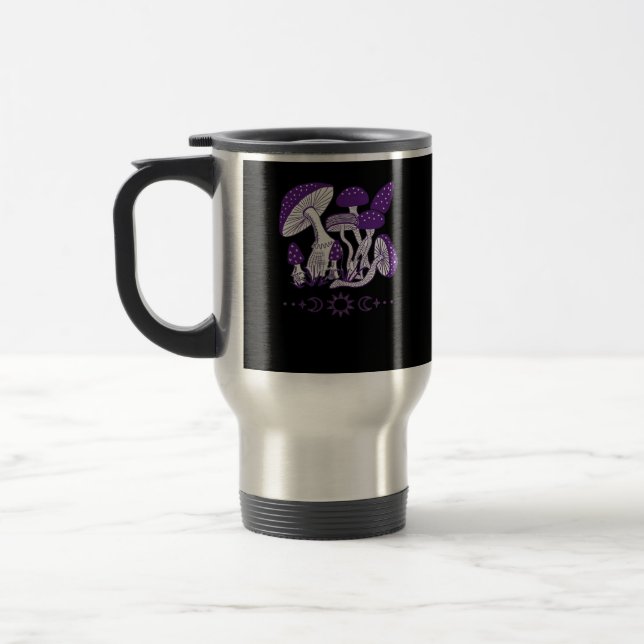 Caneca Térmica Mushroom Whimsigoth Vibes (Esquerda)