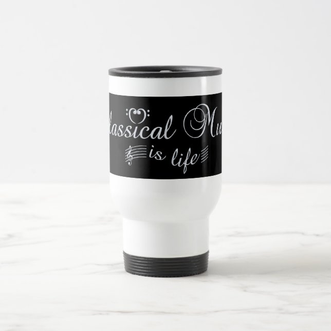 Caneca Térmica Música clássica - escolha estilo e cor (Centro)