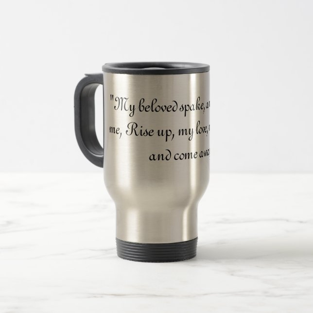Caneca Térmica Música das Canções 2:10 (Frente Esquerda)