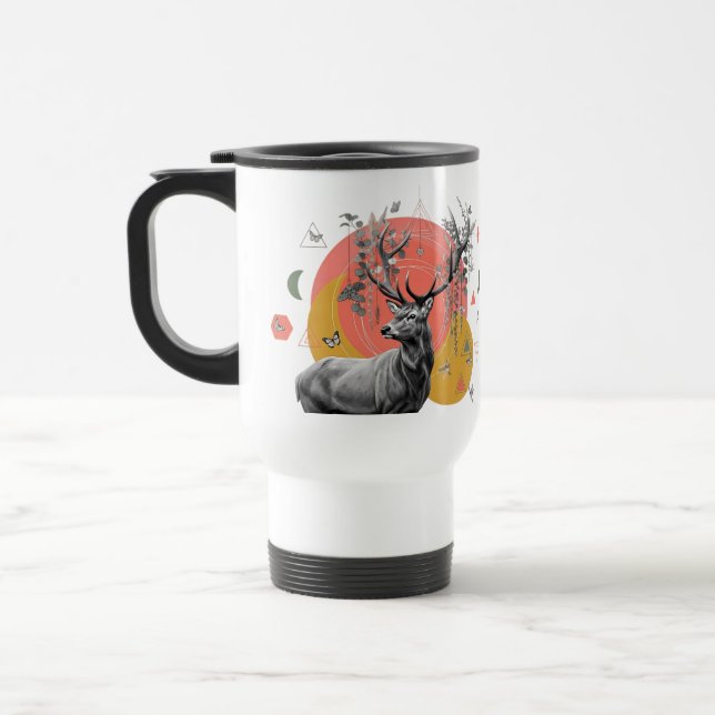 Caneca Térmica Mystic Deer Collage (Esquerda)
