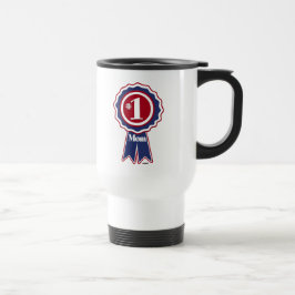 Caneca Térmica Nº 1 Fita Azul Mãe