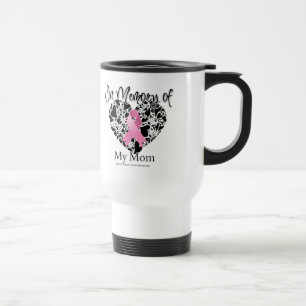 Caneca Térmica Na memória de minha mamã - consciência do cancr