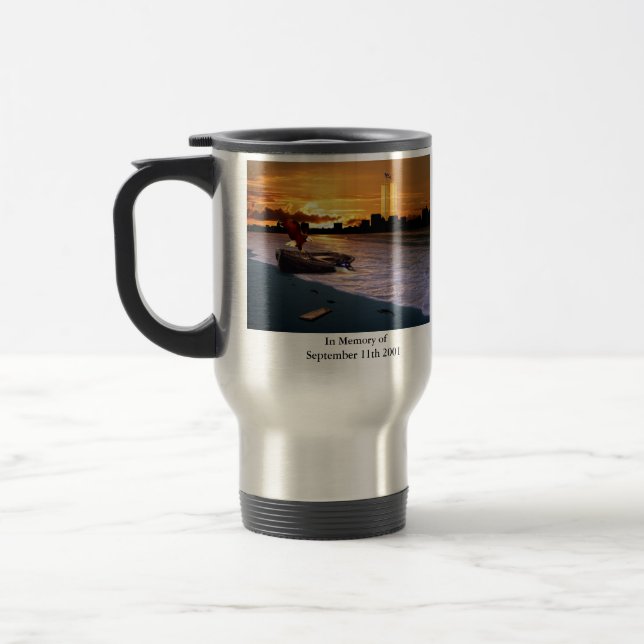 Caneca Térmica Na memória do 11 de setembro de 2001 (Esquerda)