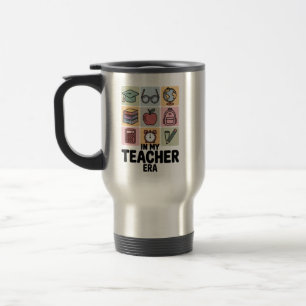 Caneca Térmica Na Minha Era de Professora Vida de Professora de J