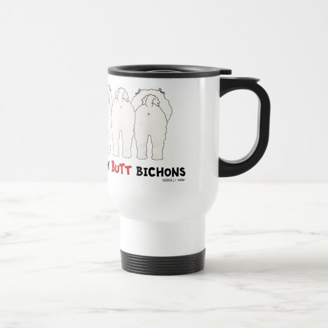 Caneca Térmica Nada termina Bichons (Direita)