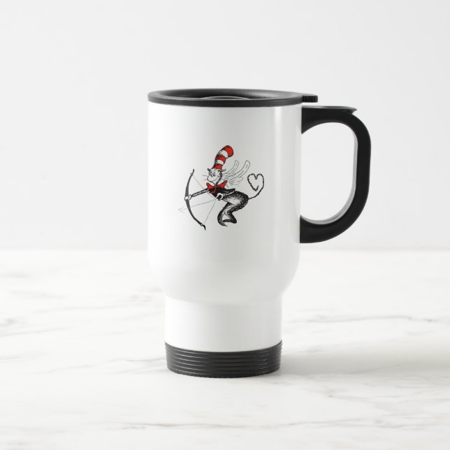 Caneca Térmica Namorados Dr. Seuss | O Gato no Cupido de Chapéu (Direita)