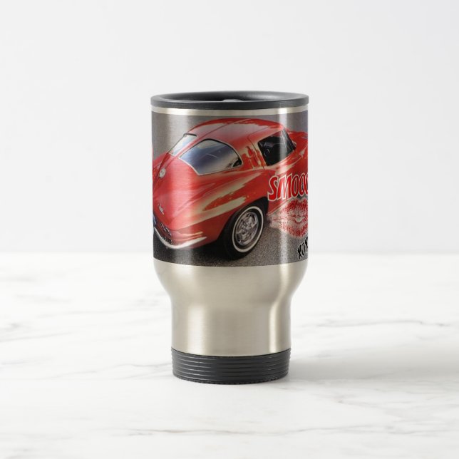 Caneca Térmica Namorados Vermelho Dividir Janela Corvette Clássic (Centro)