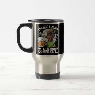 Caneca Térmica Não é uma Festa até Wiener Cerveja Irlandesa Dachs
