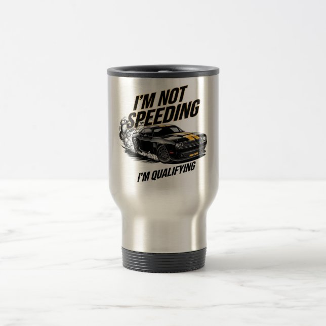 Caneca Térmica Não estou acelerando, estou qualificando Design de (Centro)