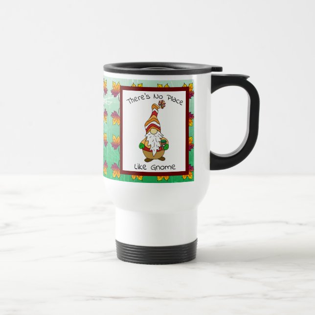 Caneca Térmica Não há lugar como Gnome, Café de Cotação de outono (Direita)