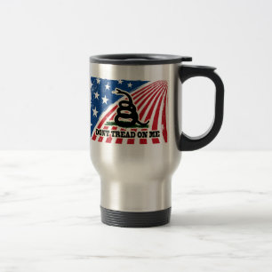 Caneca Térmica Não pise em mim patriótico