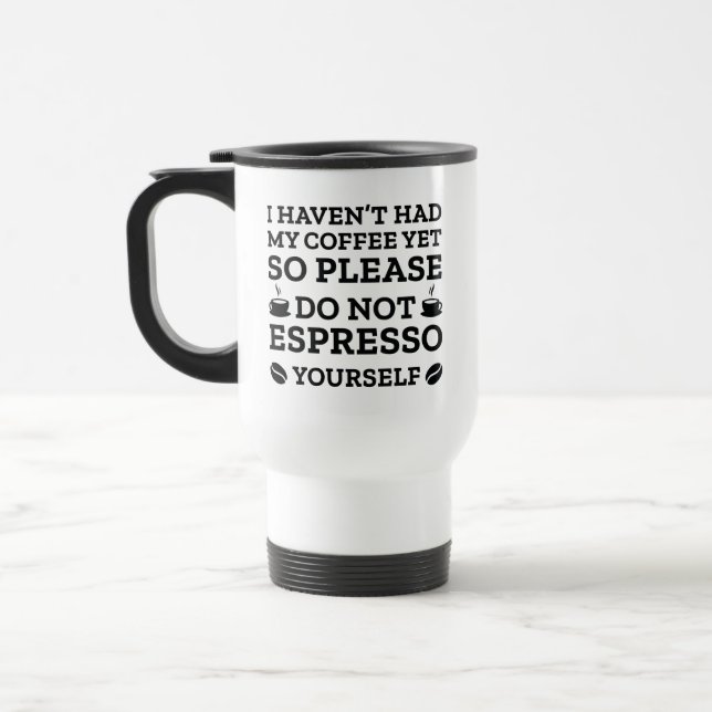 Caneca Térmica Não se Espresso (Esquerda)