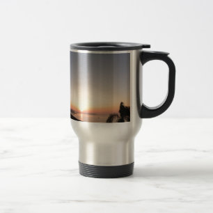 Caneca Térmica Nascer do sol da impressão