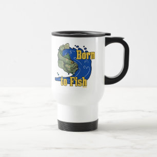 Caneca Térmica Nascer para pescar o TShirt da pesca