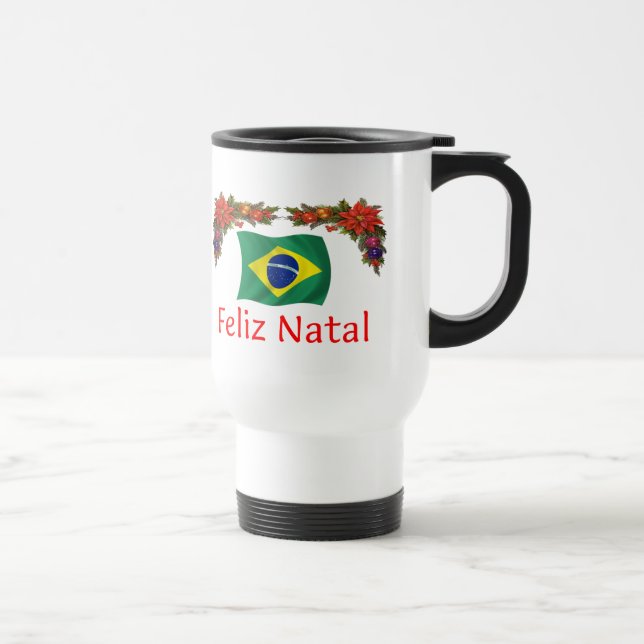 Caneca Térmica Natal de Brasil (Direita)
