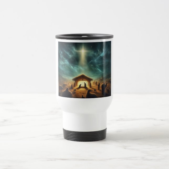Caneca Térmica Natal/Natividade/Jesus (Centro)