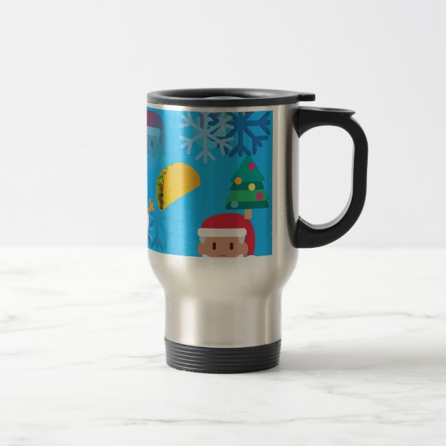 Caneca Térmica natal taco emoji (Direita)