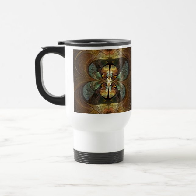 Caneca Térmica Natures Matrix Bumble Bee Abstrato (Esquerda)