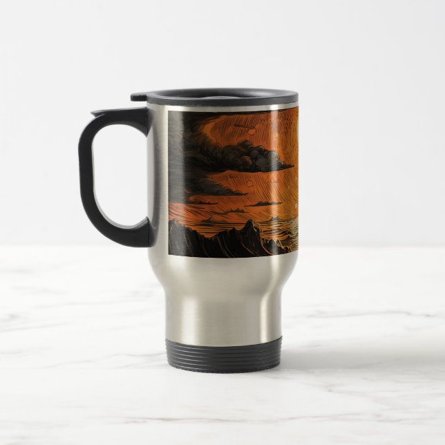 Caneca Térmica Navegação à noite (Esquerda)