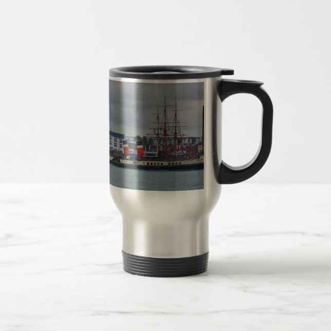 Caneca Térmica Navio a vapor de pá Waverley (Direita)