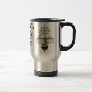 Caneca Térmica Navio de guerra de Ingleses da HMS Victory