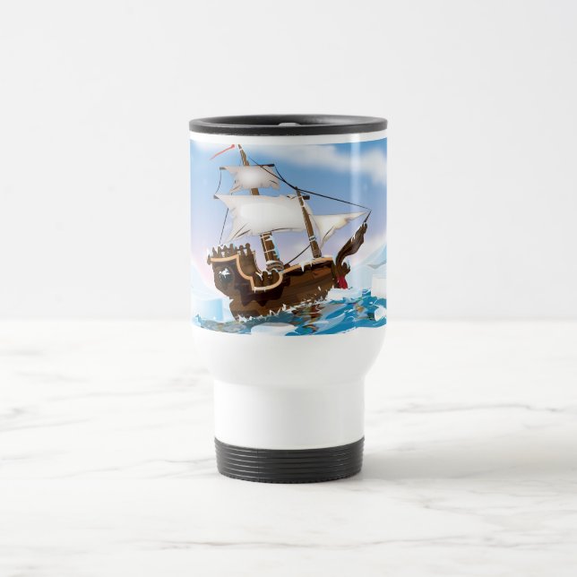Caneca Térmica Navio Quebra-Gelo (Centro)