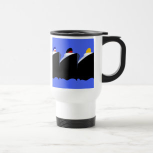 Caneca Térmica Navios de cruzeiro Poster vintage Ocean Liner