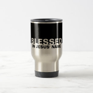 Caneca Térmica Negro Moderno BECIDO Em Nome De Jesus Cristão