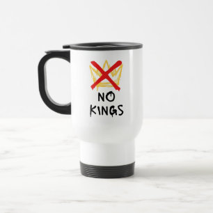 Caneca Térmica Nenhum Rei América Protesto Democracia Anti-Trump