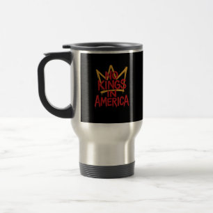 Caneca Térmica Nenhum Rei Na América Arte De Rua Política Criativ