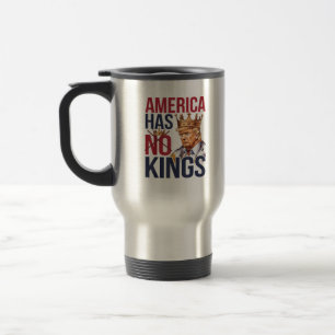 Caneca Térmica Nenhum Rei Na América Divertido América Não Tem Re
