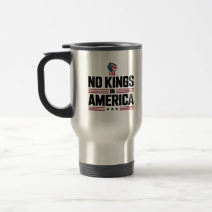 Caneca Térmica Nenhum Rei na América EUA Retro Clássico