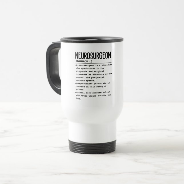 Caneca Térmica Neurocirurgião (Frente Esquerda)