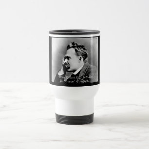 Caneca Térmica Nietzsche "Não Matar U" Citando presentes e Camise