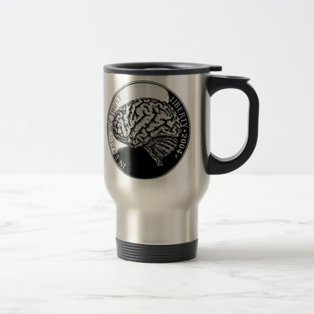 Caneca Térmica No cérebro nós confiamos (Direita)