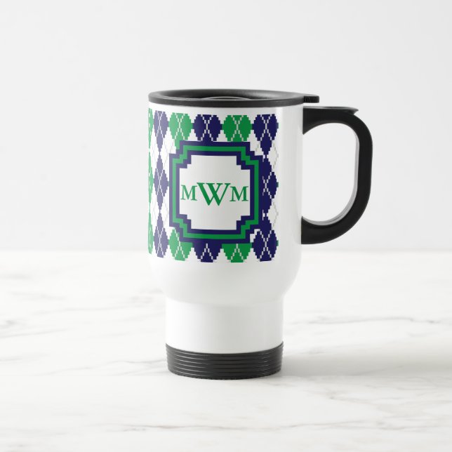 Caneca Térmica No Green Argyle Mug (Direita)