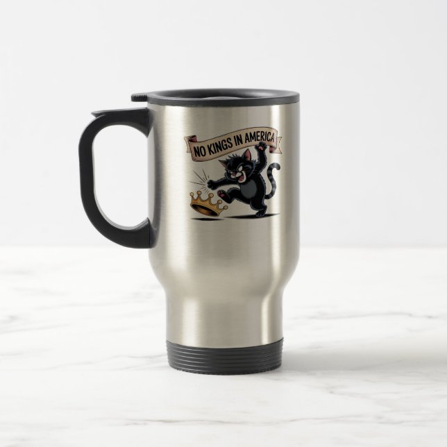 Caneca Térmica No Kings In America Classic Creative Style (Esquerda)